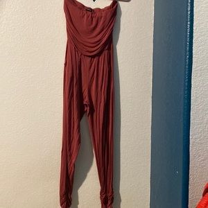 Strapless romper from papaya